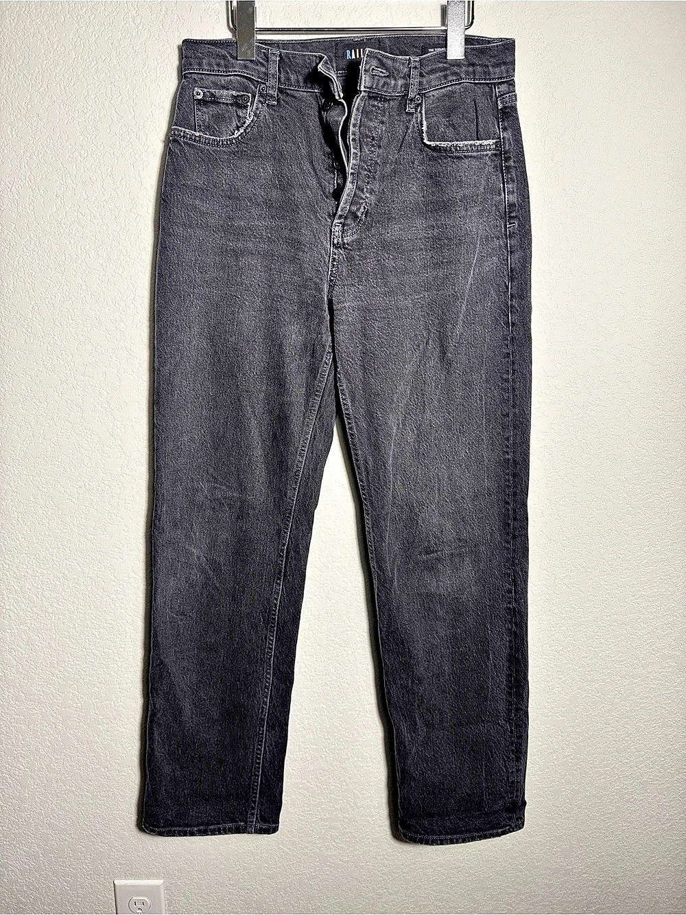 Rails The Topanga High Rise Straight Black Jeans Waist 28
